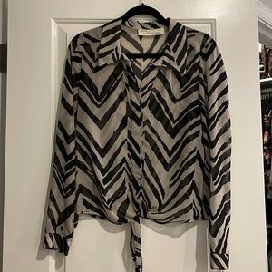 Vintage Havana zebra top